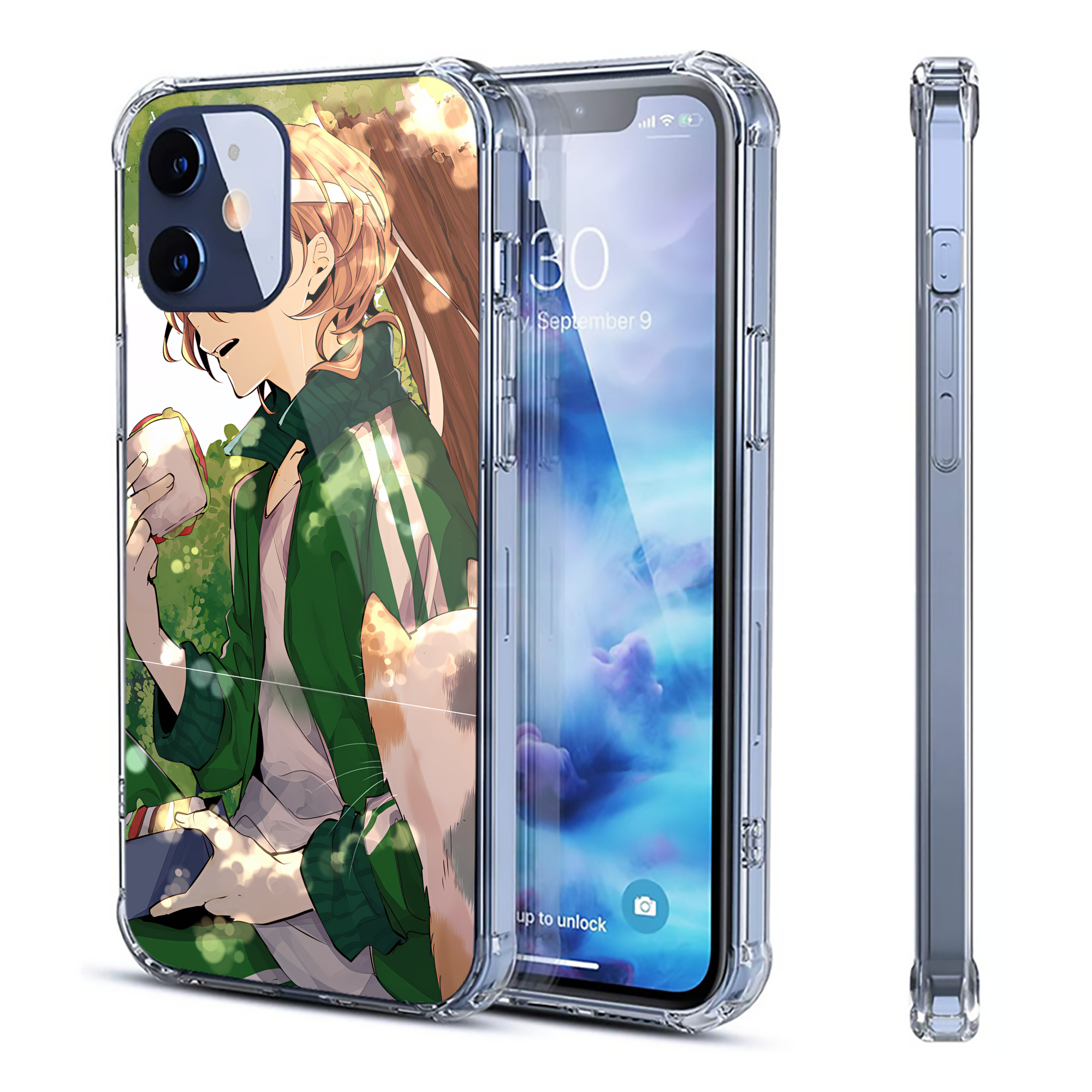 （画像用） 文豪ストレイドッグス Bungo Stray Dogs 【iPhone 12シリーズ対応】透明スマホケース（クリアソフトケース）